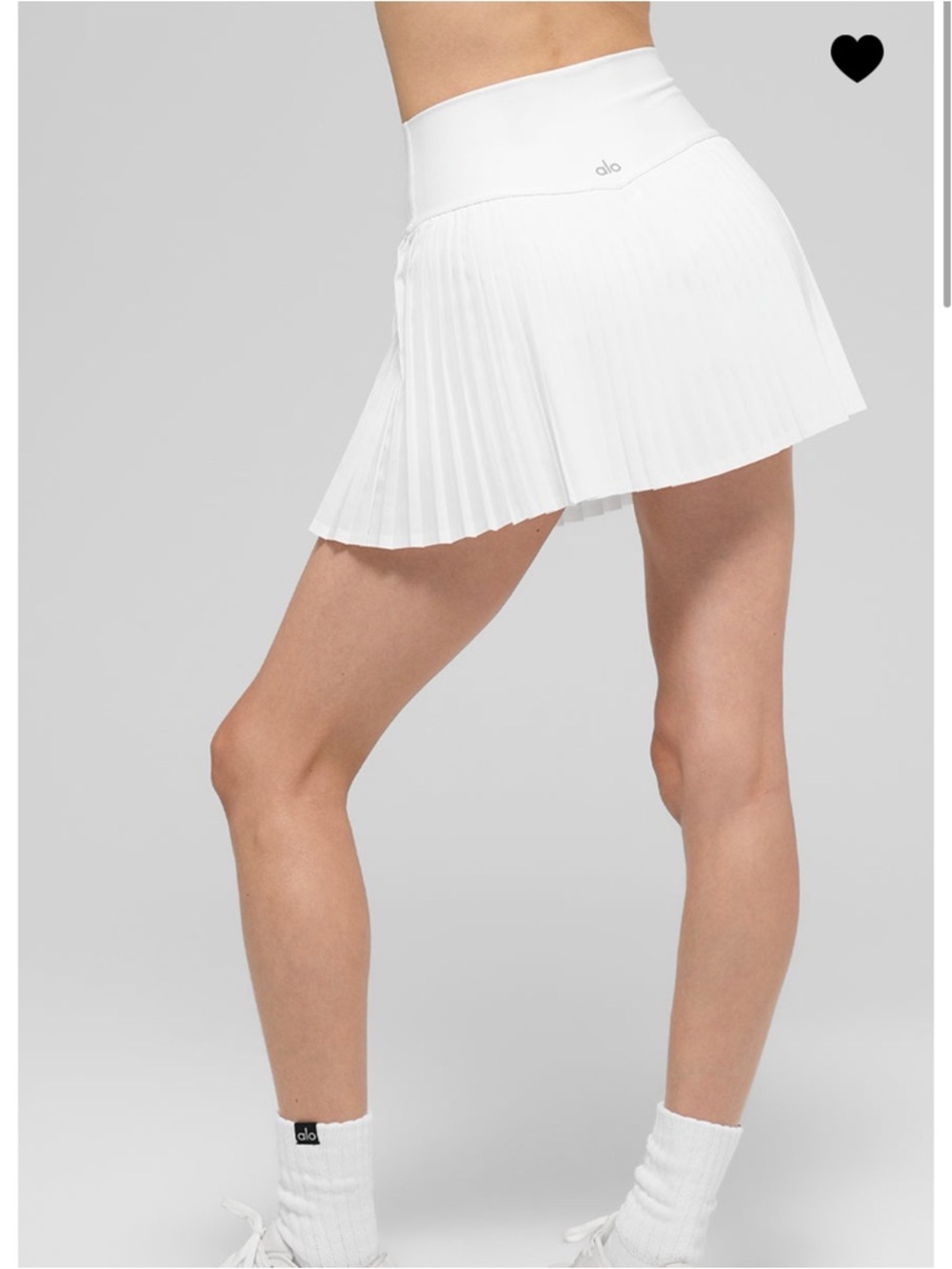 ALO  White Tennis Skirt- new